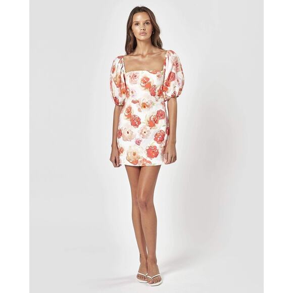 Charlie Holliday X Revolve Linen Bradley Dress Rose - Picture 2 of 10